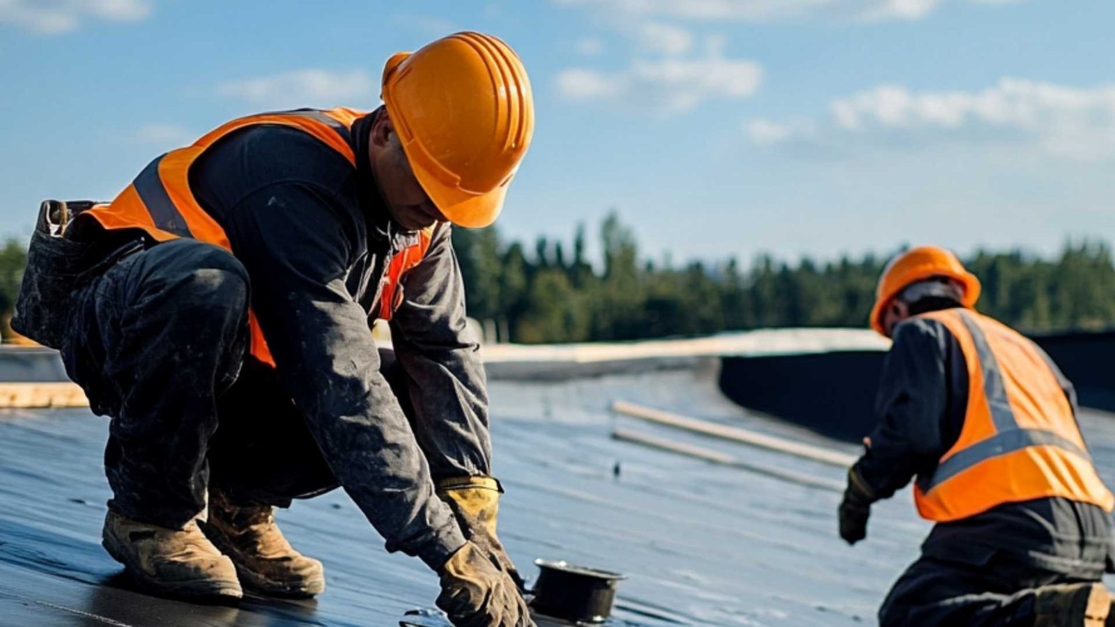 EPDM Rubber Roof Commercial Property